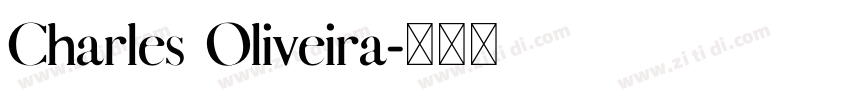 Charles Oliveira字体转换